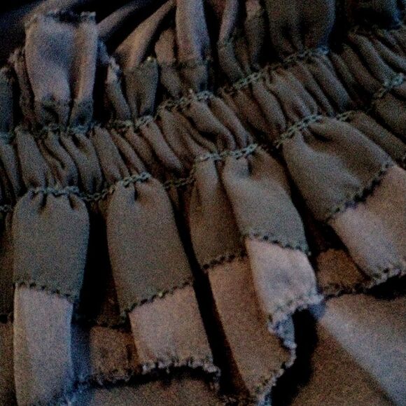 Theme Navy Blue Ruffly Dress - Picture 12 of 12